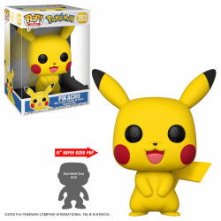 Figurine - Pop! Games - Pokémon - Pikachu 25cm - N° 353 - Funko