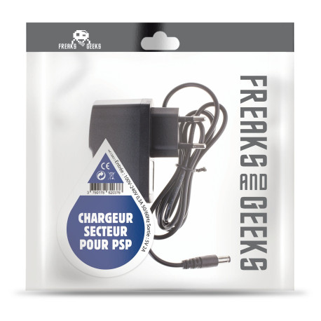 Accessoire - PSP - Alimentation secteur (chargeur) pour Sony PSP - Freaks & Geeks