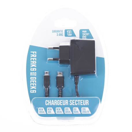 Accessoire - Nintendo 3DS / 2DS / DS lite/ DSi - Alimentation secteur (chargeur) - Freaks & Geeks