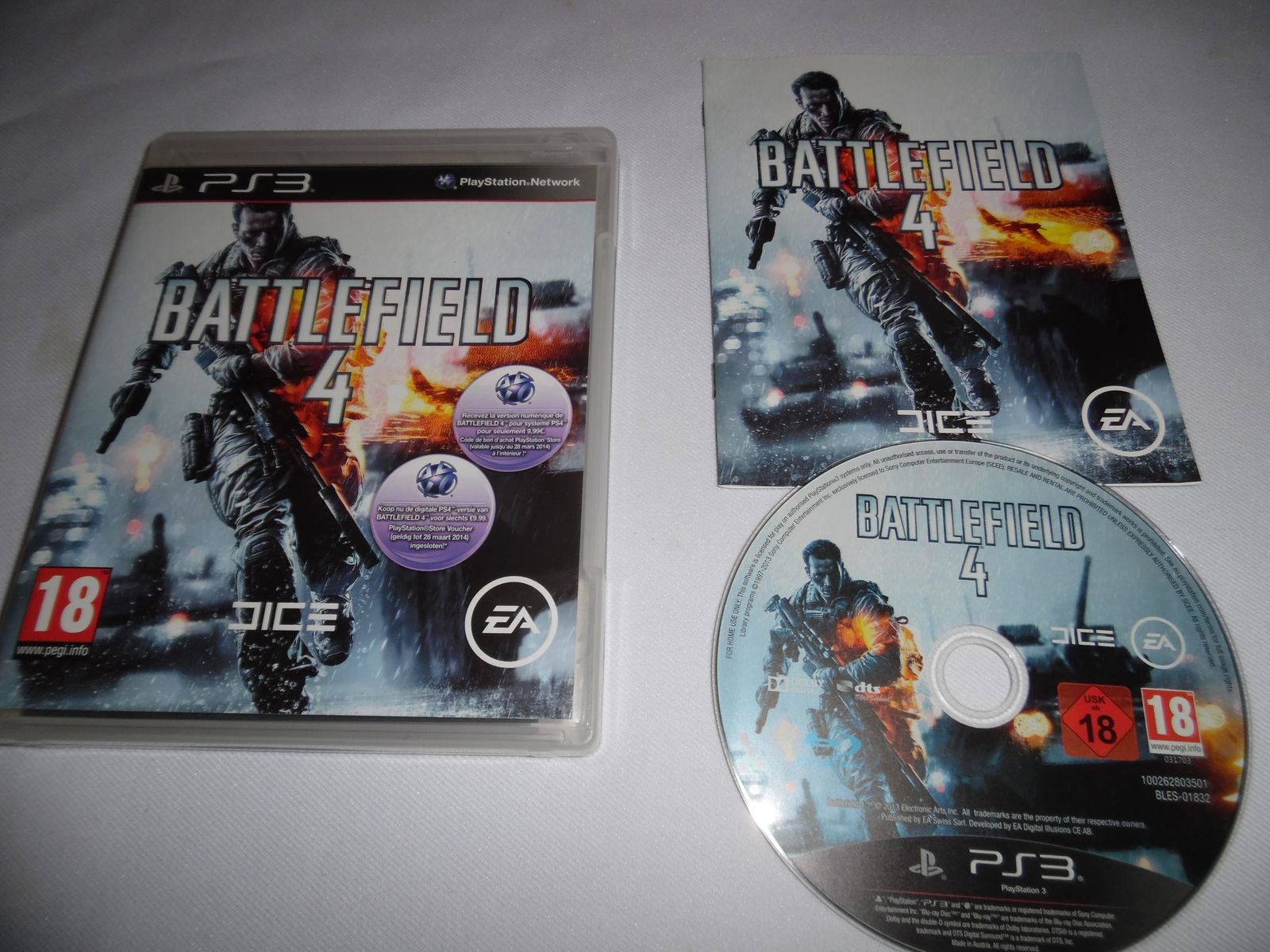 Jeu Battlefield 4 Pour PlayStation 3 (PS3) - Version PAL FR - Avec Notice - Bon état