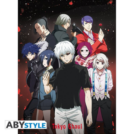 Poster - Tokyo Ghoul - Groupe - 52 x 38 cm - ABYstyle