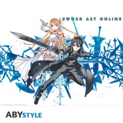 Poster - Sword Art Online - Asuna & Kirito - 52 x 38 cm - ABYstyle