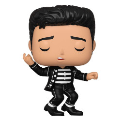 Figurine - Pop! Rocks - Elvis Presley - Elvis Jailhouse Rock - N° 186 - Funko