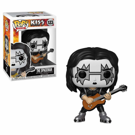 Figurine - Pop! Rocks - Kiss - Spaceman - N° 123 - Funko