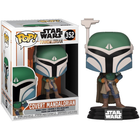 Figurine - Pop! Star Wars - The Mandalorian - Covert Mandalorian - N° 352 - Funko