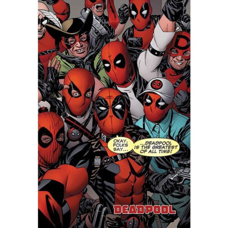 Poster - Marvel - Deadpool - Selfie - 61 x 91 cm - Pyramid International