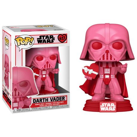 Funko Pop! Star Wars – Darth Vader Avec Cœur Valentin, Figurine Vinyle 9,5 Cm – Cadeau Fan