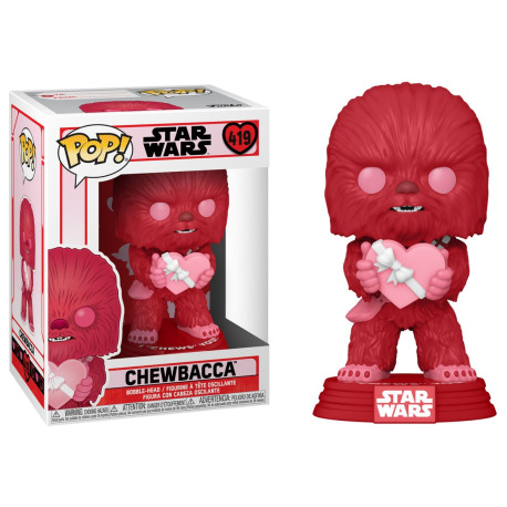 Figurine - Pop! Star Wars - Valentines Chewbacca with Heart - N° 419 - Funko