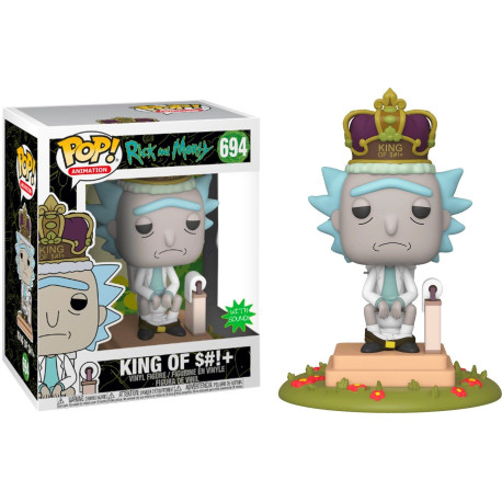Figurine - Pop! Animation - Rick and Morty - King of Sh!t - N° 694 - Funko