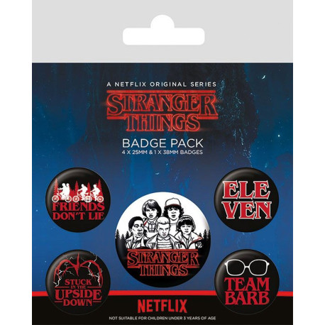 Badge - Stranger Things - Characters - Pyramid International