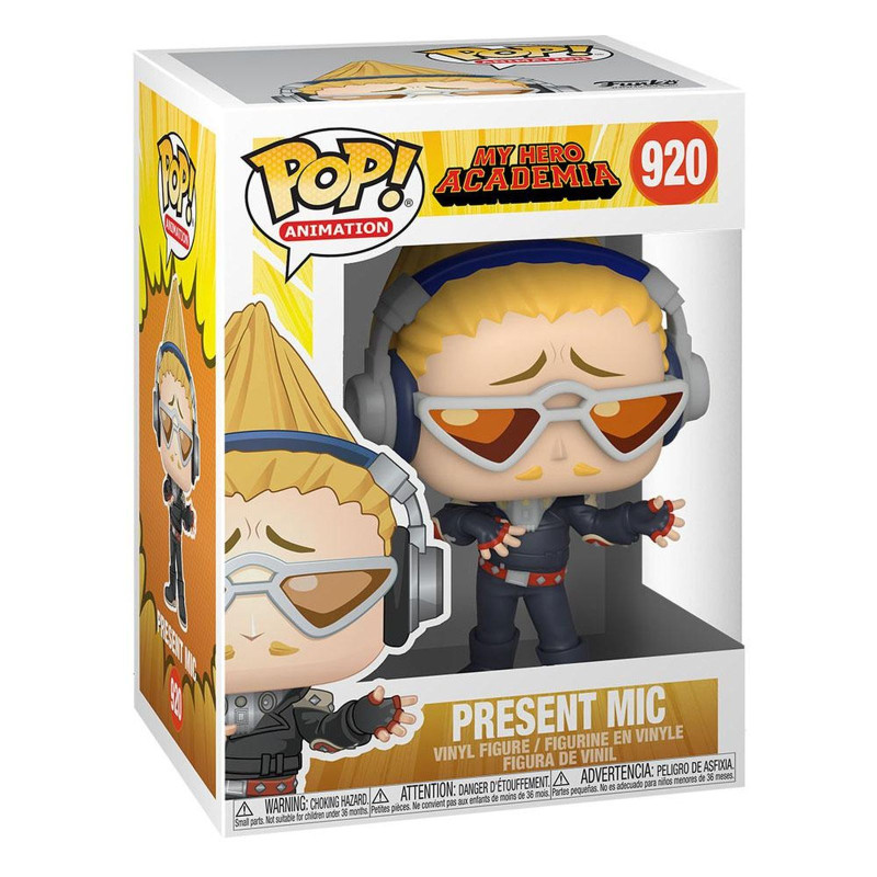 Funko Pop! Present Mic – My Hero Academia – Figurine Vinyle 9 Cm – Cadeau Collectionneur Officiel Anime