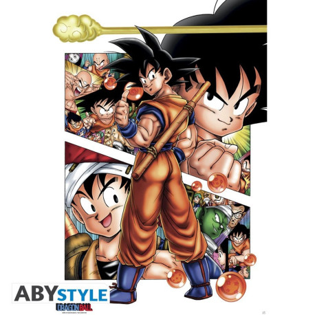 Poster - Dragon Ball Z - DB / Son Goku Story - 91.5 x 61 cm - ABYstyle