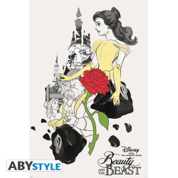 Poster - Disney - La Belle et la Bête Affiche - 91.5 x 61 cm - ABYstyle