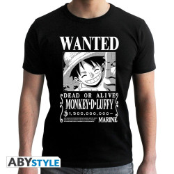 T-Shirt - One Piece - Wanted Luffy NB - ABYstyle