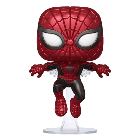 Figurine - Pop! Marvel - Spider-Man (First Appearance) (Metallic) - N° 593 - Funko