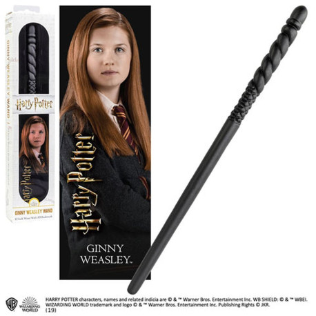 Réplique - Harry Potter - Baguette Ginny Weasley + Marque-Page - Noble Collection