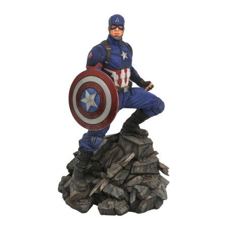 Figurine - Marvel Premier Collection - Avengers Endgame - Captain America - Diamond Select