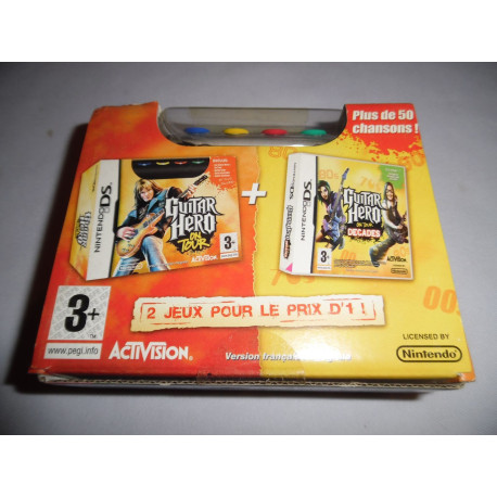 Jeu DS - Guitar Hero on Tour + On Tour Decades