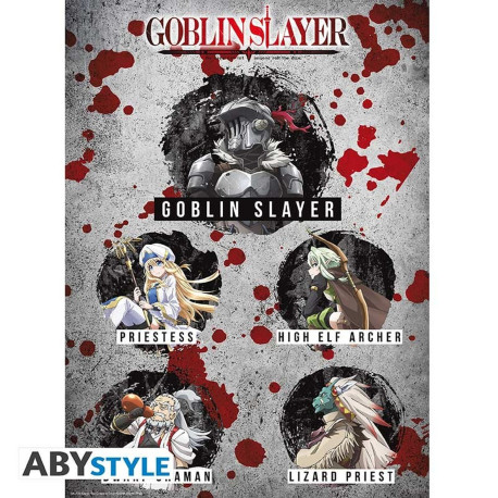Poster - Goblin Slayer - Personnages - 52 x 38 cm - ABYstyle