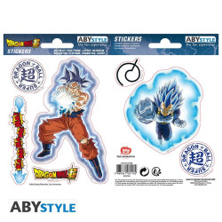 Stickers - Dragon Ball Super - Goku & Vegeta - 2 planches de 16x11 cm - ABYstyle