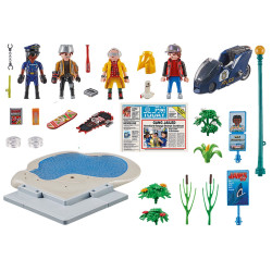 Jouet - Retour vers le Futur - Course d'Hoverboard - Playmobil