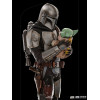 Figurine - Star Wars - The Mandalorian - Art Scale 1/10 Mando & Grogu - Iron Studios