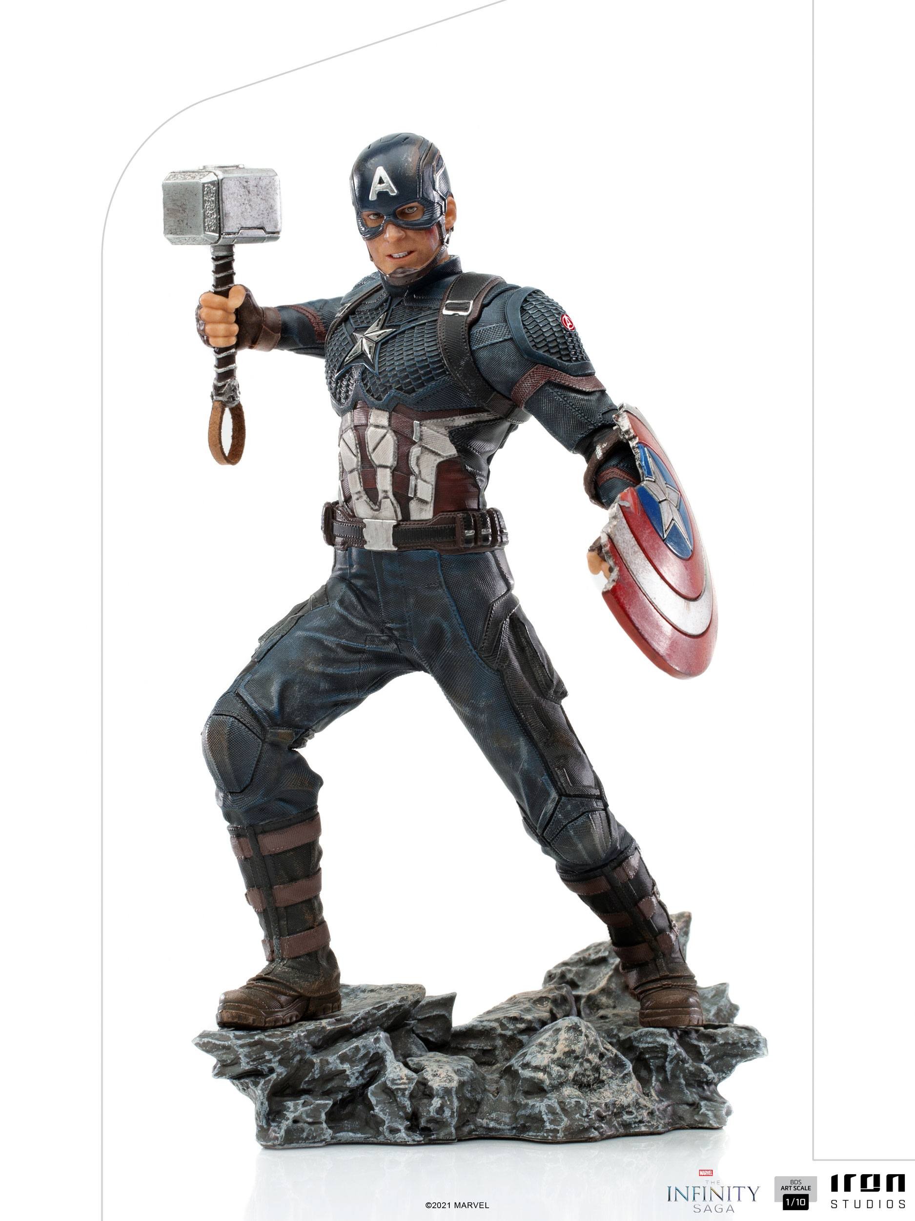 Marvel Infinity Saga Art Scale Captain America Ultimate Iron Studios