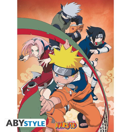 Poster - Naruto Shippuden - Equipe 7 - 52 x 38 cm - ABYstyle