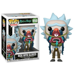 Figurine - Pop! Animation - Rick and Morty - Rick with Glorzo - N° 956 - Funko