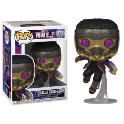 Figurine - Pop! Marvel - What If...? - T'Challa Star-lord - N° 871 - Funko