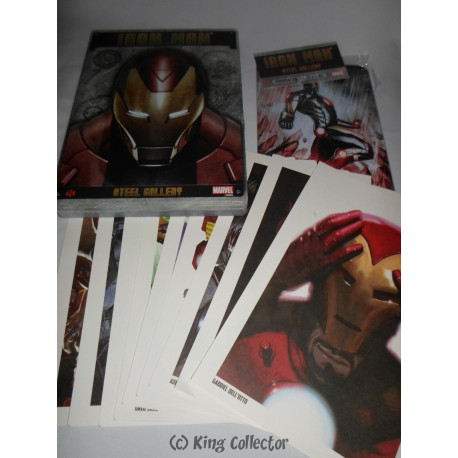 Portfolio - Marvel "Steel Gallery" - Iron Man - 9 lithographies + 1 plaque - Semic