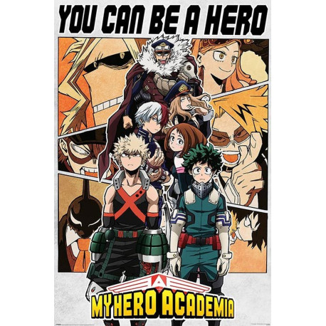 Poster - My Hero Academia - Be a Hero - 61 x 91 cm - Pyramid International