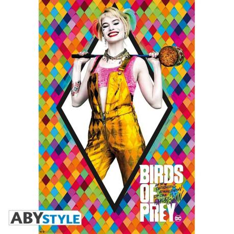 Poster - DC Comics - Birds of Prey Harley Quinn - 91.5 x 61 cm - ABYstyle