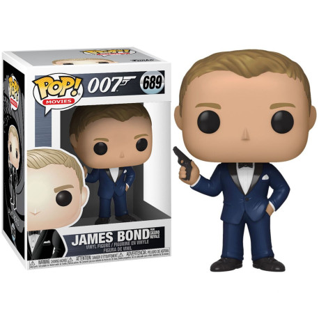Figurine - Pop! Movies - James Bond - Daniel Craig (Casino Royal) N° 689 - Funko