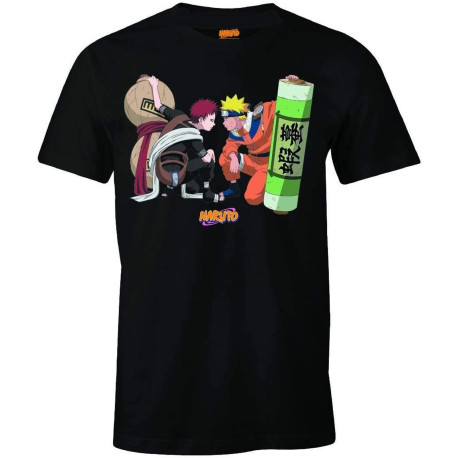 T-Shirt - Naruto Shippuden - Gaara Black - Cotton Division