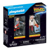 Jouet - Retour vers le Futur - Dual Pack Marty McFly & Dr Emmett Brown - Playmobil