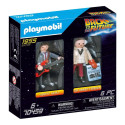 Jouet - Retour vers le Futur - Dual Pack Marty McFly & Dr Emmett Brown - Playmobil