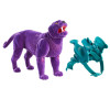 Figurine - Les Maitres de l'Univers MOTU - Origins - Panthor flocked - Mattel