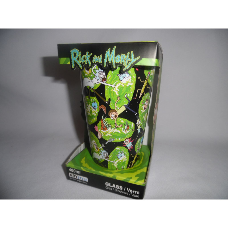 ABYstyle - Bicchiere XXL Rick And Morty - 400 Ml - Design Portale