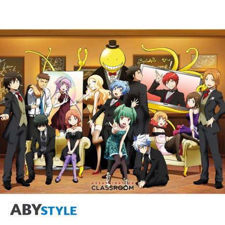 Poster - Assassination Classroom - Groupe élégant - 52 x 38 cm - ABYstyle