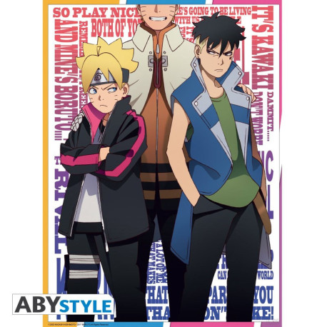 Poster - Boruto - Boruto & Kawaki - 52 x 38 cm - ABYstyle