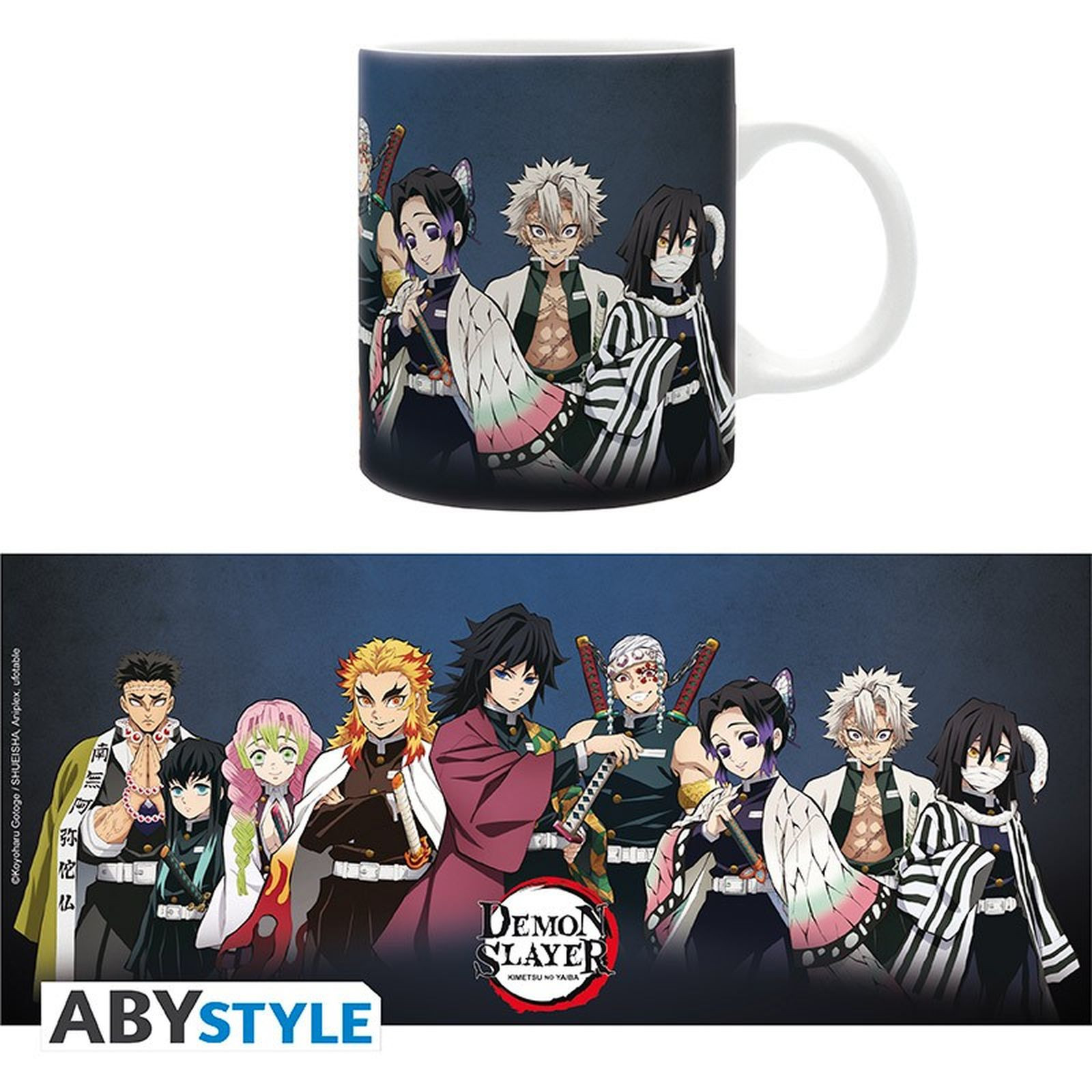 Les 10 Piliers Demon Slayer Mug / Tasse - Demon Slayer - Piliers - 320 ml - ABYstyle