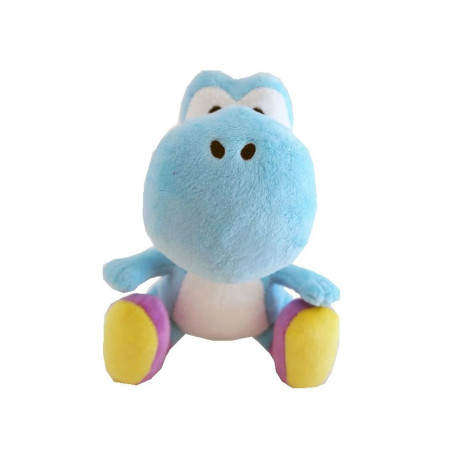 Peluche - Super Mario Bros. - Blue Yoshi - 15 cm - Together Plus