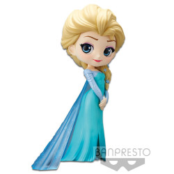 Figurine - Disney - Q Posket - Elsa Normal Color ver. - Banpresto