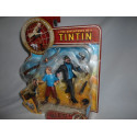 Figurine - Tintin et le Secret de la Licorne - Tintin et Haddock - Plastoy