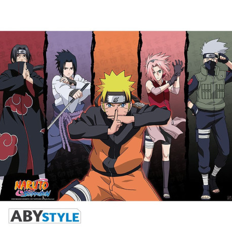 Poster et Affiche Naruto Team 7 38x52cm