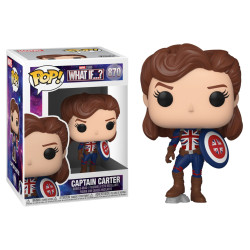 Figurine - Pop! Marvel - What If...? - Captain Carter - N° 870 - Funko