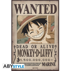 Poster - One Piece - Wanted Luffy New 2 - 52 x 35 cm - ABYstyle