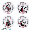 Set de 4 Assiettes - Disney - Disney Villains - ABYstyle