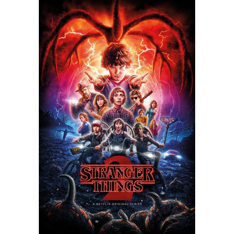 Poster - Stranger Things - Saison 2 - 61 x 91 cm - Pyramid International